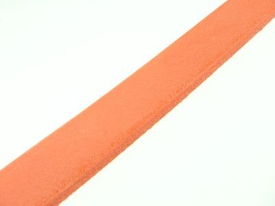 Flat Leather Strap 15x2,5mm, ca 110cm - orange