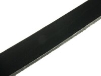 Flat Leather Strap 20x2,5mm, ca 110cm - black