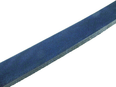 Flat Leather Strap 20x2,5mm, ca 110cm - blue