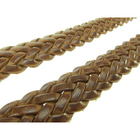 esnado - 4mm Antique Light Brown Round Braided Leather Cord - Choice of  Lengths, Leather, Antique Light Brown, 3 Metres : : Home &  Kitchen