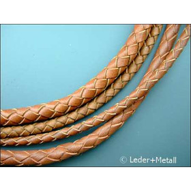 Brick Red - Brown, 5mm Round Leather Cord, sold by the foot – Nature Beads