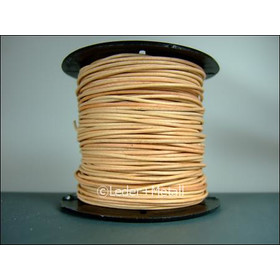 25 Mtr. Round leather cord Ø1,5mm - saddle brown, 16,44 €