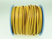 25m-Spool Craft Lace 3,0x1,0mm - yellow