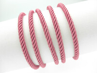 Silk Cord (Natural Silk) aprx. 4mm - antique rose