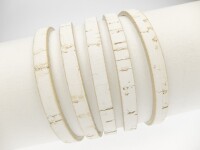Cork Cord 10x2mm - pastel white