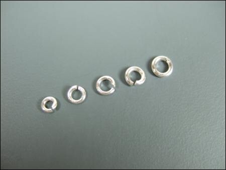 Jump ring, silver 925 (Ø-outside 5mm/wire: 1,0mm)