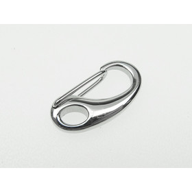 Hook closure, stainless steel, polish, inside-Ø 12,0x6,0mm, 7,59 €