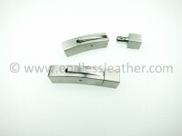 Closure square, stainless steel, matt, inside-4,0x4,0mm