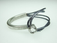 Bangle part with crystal rhinestone
