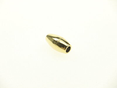 Magnetic clasp #A gold plated s.steel, inside-Ø 6,0mm