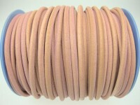 Round leather cord (unwaxed), high quality Ø3.0mm - powder