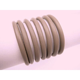 Round leather cord, high quality Ø7,0mm - natural, 7,00 €