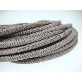 LC BULK Roll - 8mm pewter gray smooth leather cord 2024 - 10 Meter Roll