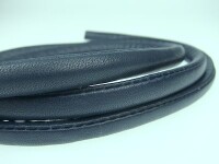 Nappa inside stitching Ø8.0mm, length aprx. 95-100cm - amoke blue
