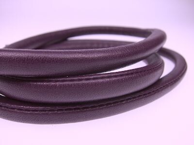 Nappa inside stitching Ø8.0mm, length aprx. 95-100cm - blackberry
